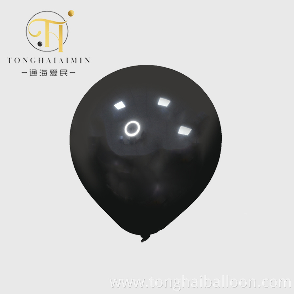 Matte Black Balloons